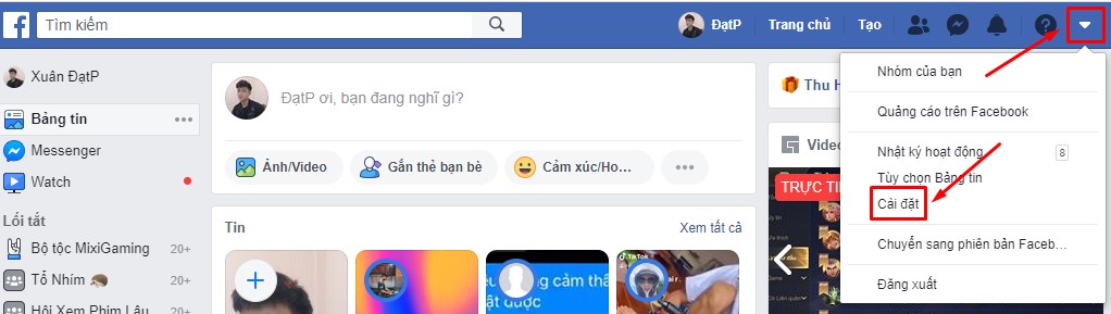 Cách đổi tên Facebook trên máy tính